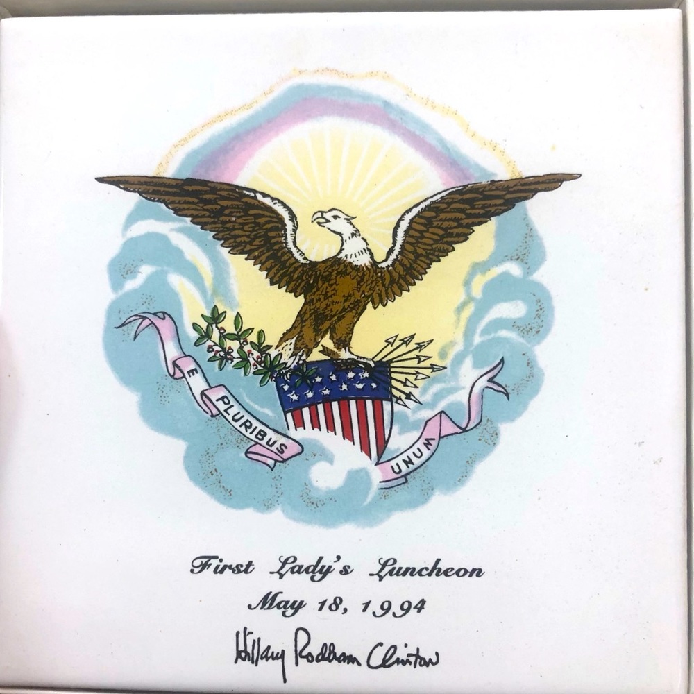 White House vintage ladies luncheon tile